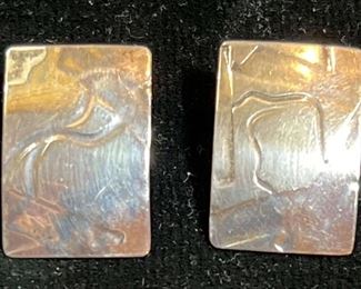 Valerie Cox Custom Sterling Silver Earrings