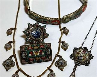 Vintage Italian Micro Mosaic Jewelry Other