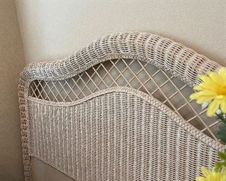 Henry Link Wicker headboard
