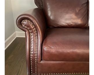 Brown Leather Sofa