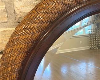 Uttermost Wicker Mirror