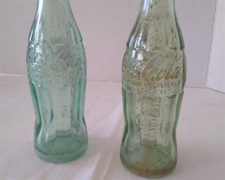 Monroe and Weldon North Carolina Coke bottles