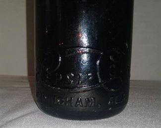 Second view of straight sided double dot Pepsi bottle from Birmingham Alabama