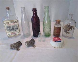 Assorted bottles and smalls