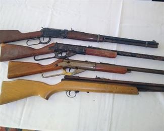 Assorted early BB guns