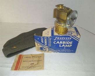 New old stock carbide lamp