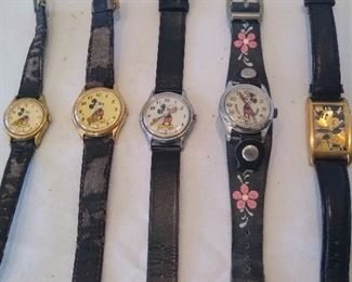 Assorted Mickey mouse watches