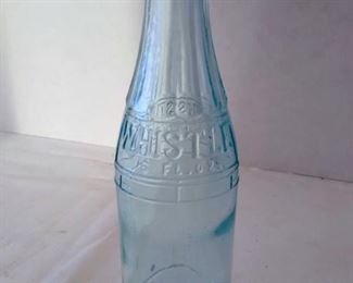 Cornflower blue Whistle soda bottle