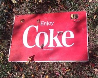 Coke advertising sign