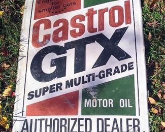 Castrol dealer sign