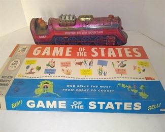 Vintage game and train