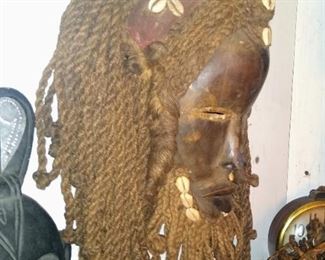 Authentic African art mask