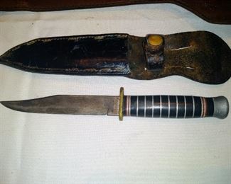 German hunting knife with sheath 