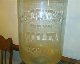 Water cooler 5 gallon jug close-up view
