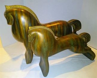 Egyptian themed horses
