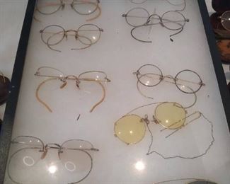 More gold rimmed glasses
