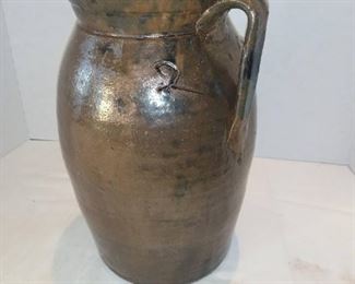 2 gallon pottery storage jar