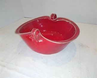 Owens red Pottery dish