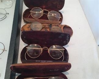 Vintage gold rim glasses