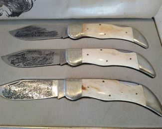 Smoky Mountain knife works three blade set