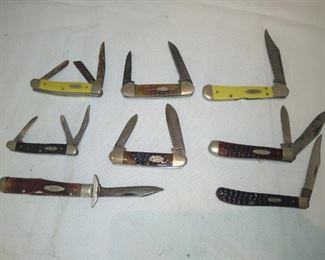 Assorted Case knives