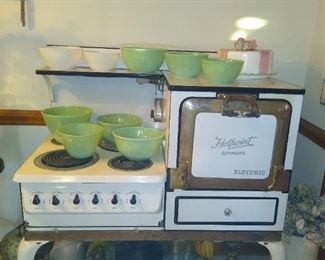 Hotpoint electric range-jadeite and others 