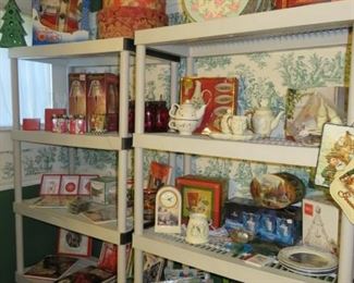 Christmas Decorations, Candles, Lights, Tea Sets, Gift Boxes