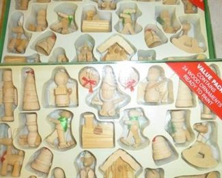 Wood Ornaments Ready to Paint
