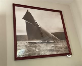 Cowes reprint photo 56 3/4” x 51 3/4”.