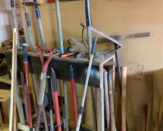 GARDEN TOOLS, AXES