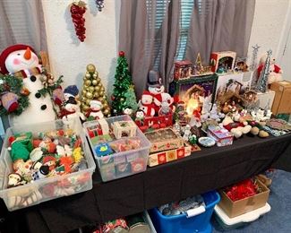 Christmas including Shiny Brite, Hallmark & Vintage Ornaments