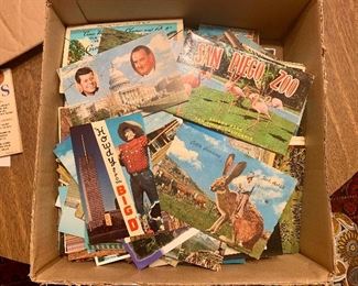 Large collection of vintage postcards