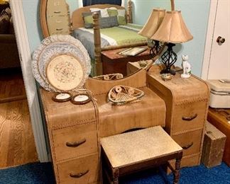 Beautiful antique vanity would also make a nice project piece -it’s waiting for you to put your stamp on it!