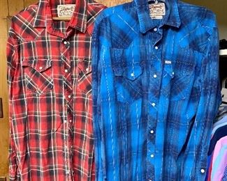 Nice selection of Mens pearl-snap shirts