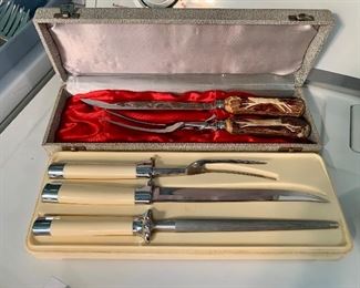 Stag Horn Carving Set