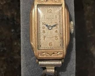 antique Alvin wrist watch