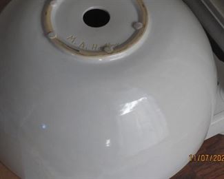 Hadley sink bowl signed
