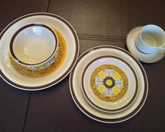 Dinnerware  - set of 8 place settings with platter