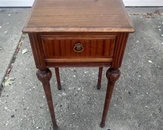 Antique bedroom side table