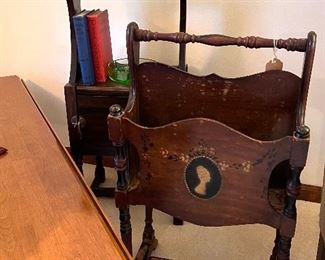 Antique magazine stand