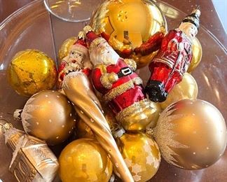 Vtg. mercury ornaments - there are more ornaments than what is shown in these pictures 