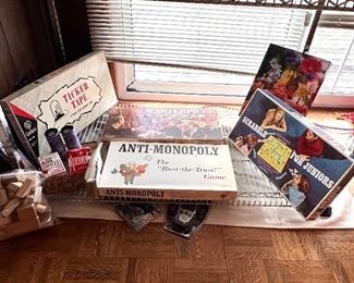 Vintage games
--Ticket tape
--Masterpiece
--Anti-monopoly