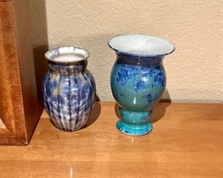 Pottery vases.