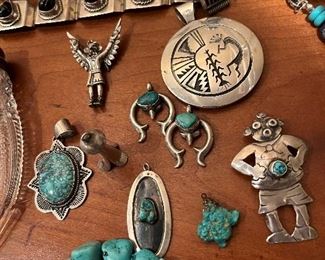 Sterling and Turquoise