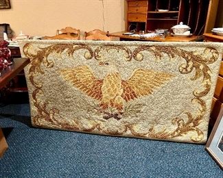 Vintage shag tapestry