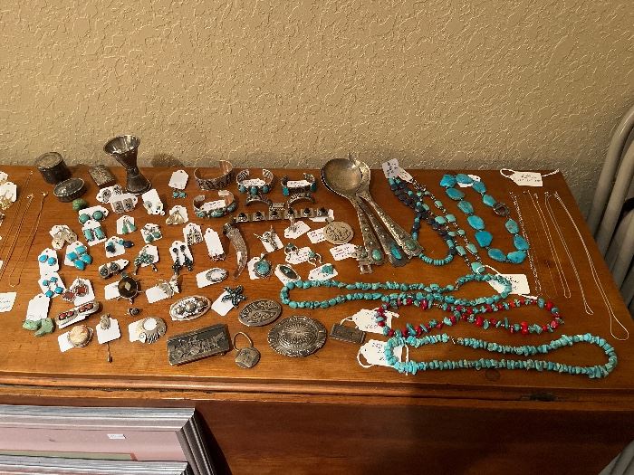 Native American Hopi Silver (mostly)