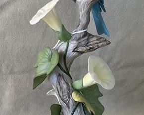 Boehm Bird Sculpture -- Indigo Bunting