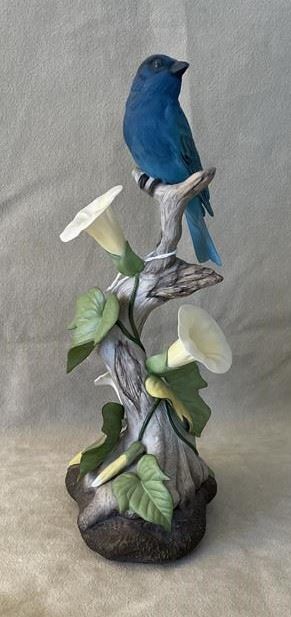 Boehm Bird Sculpture -- Indigo Bunting