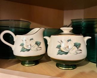 Homer Laughlin Cream & Sugar