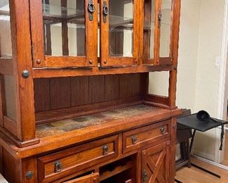 Beautiful hutch with matching table and chairs